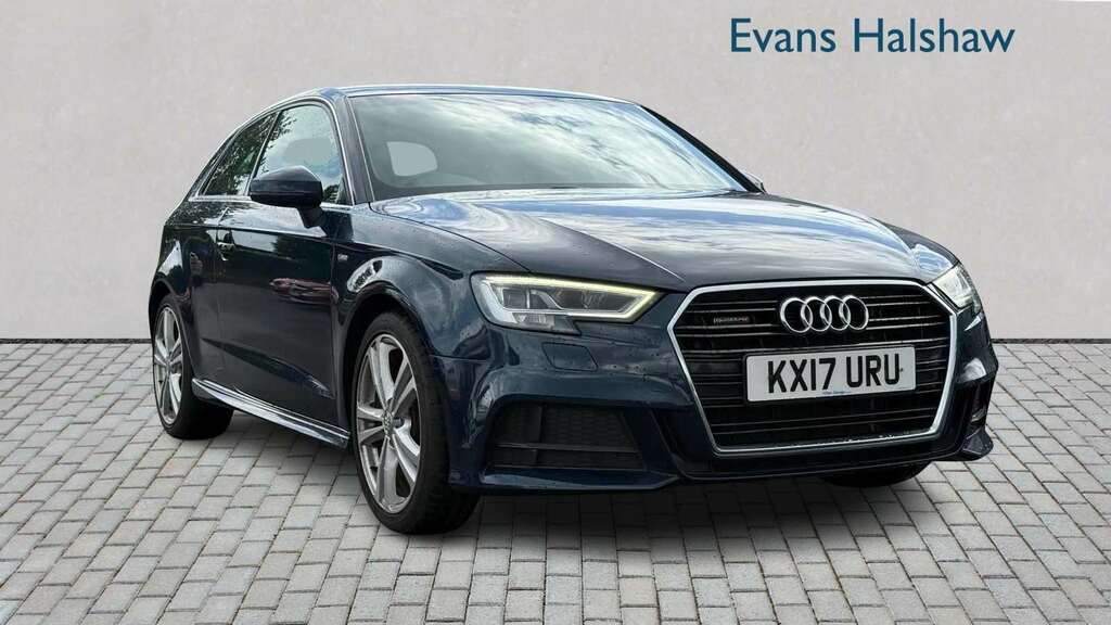 Audi A3 2.0 Tfsi Quattro S Line S Tronic 2017 Blue