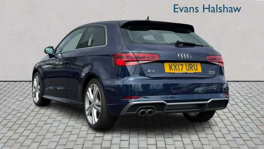 Audi A3 2.0 Tfsi Quattro S Line S Tronic 2017 KX17URU Blue #6