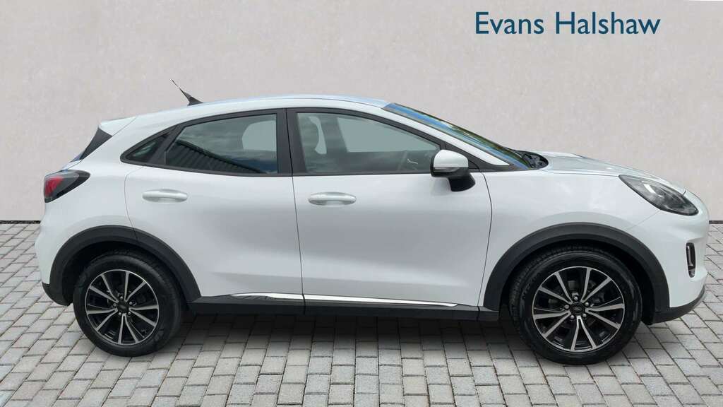 Ford Puma 1.0 Ecoboost Hybrid Mhev Titanium 2023 CV23OJL White #3