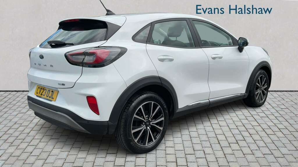 Ford Puma 1.0 Ecoboost Hybrid Mhev Titanium 2023 CV23OJL White #2