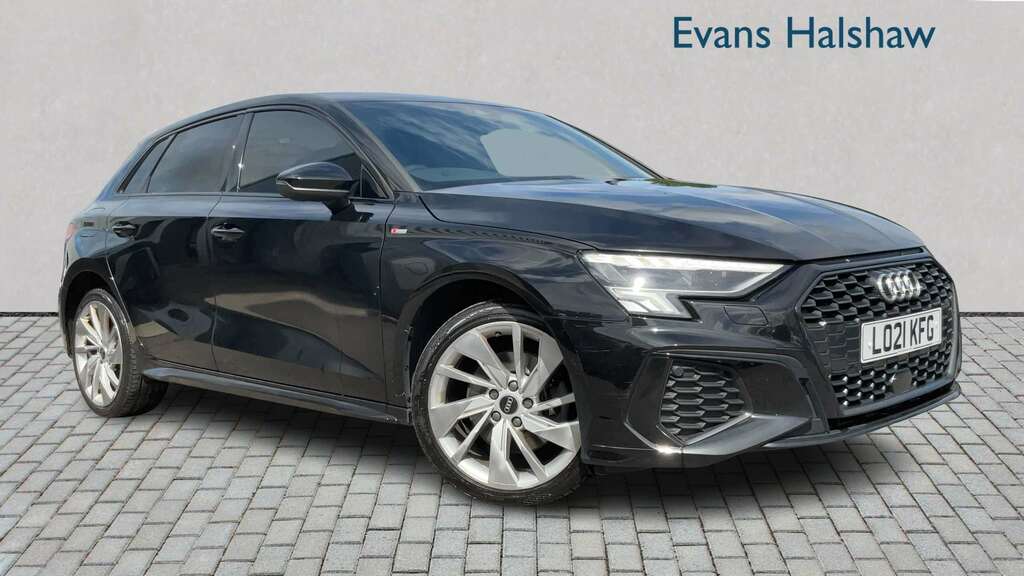 Audi A3 40 Tfsi E S Line S Tronic 2021 LO21KFG Black