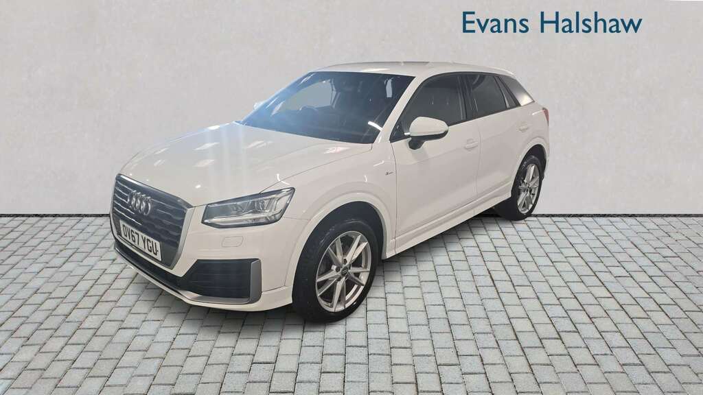 Audi Q2 1.4 Tfsi S Line S Tronic 2017 OV67YGU White #3