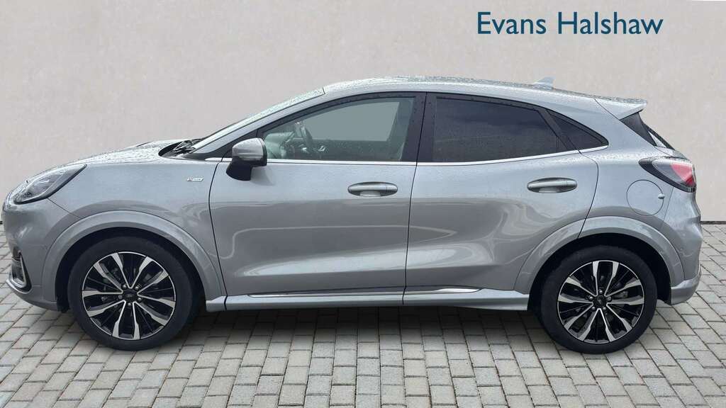 Ford Puma 1.0 Ecoboost Hybr Mhev 155 St-line Vignale Dct CA23SBX Silver #2