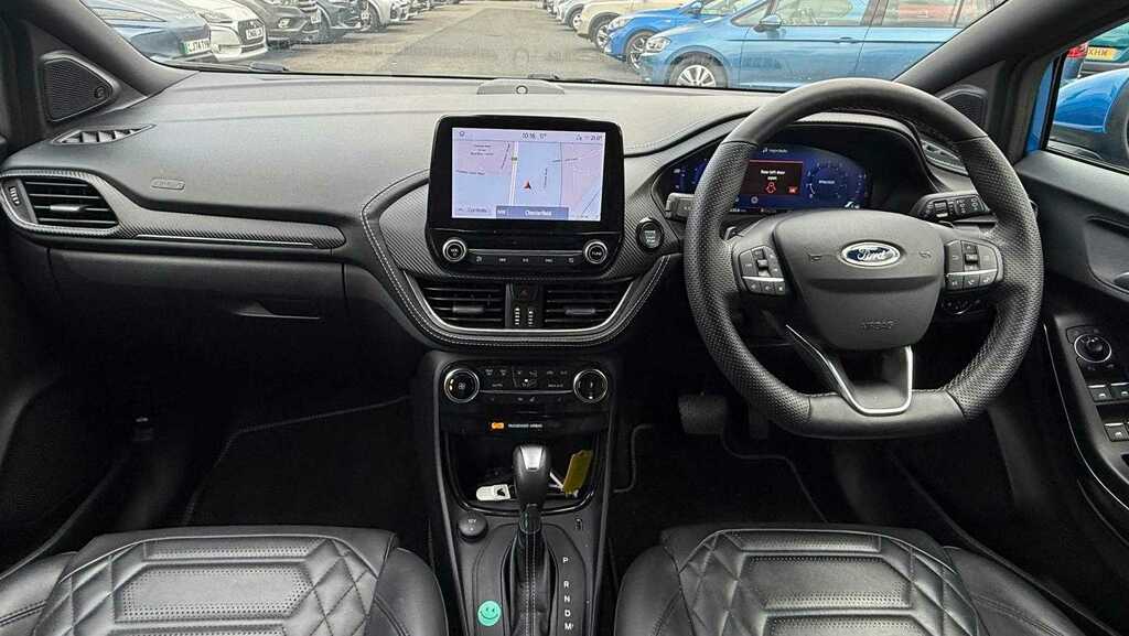 Ford Puma 1.0 Ecoboost Hybr Mhev 155 St-line Vignale Dct YJ23UNR Blue #6