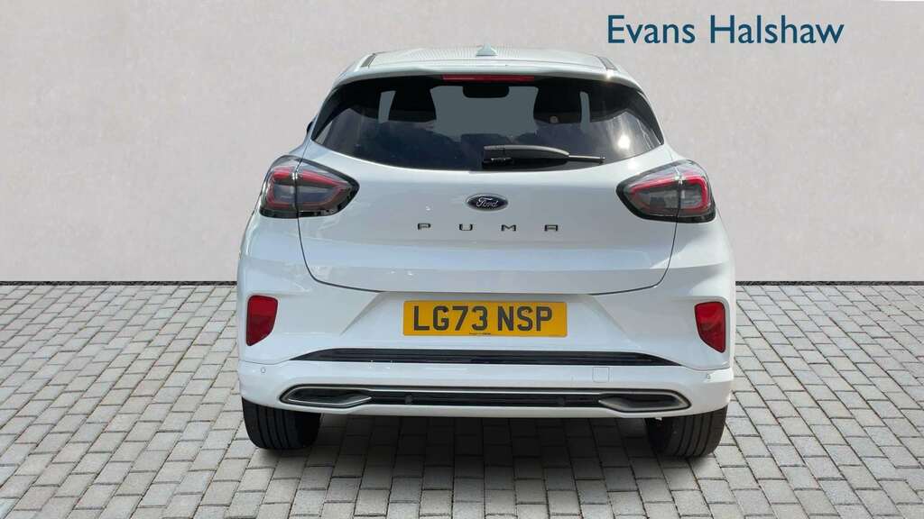 Ford Puma 1.0 Ecoboost Hybr Mhev 155 St-line Vignale Dct LG73NSP White #5