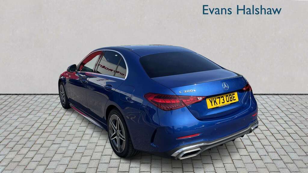 Mercedes-Benz C Class C300e Amg Line 9G-tronic 2023 YK73OBE Blue #6