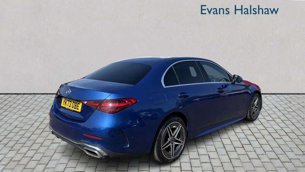 Mercedes-Benz C Class C300e Amg Line 9G-tronic 2023 YK73OBE Blue #4