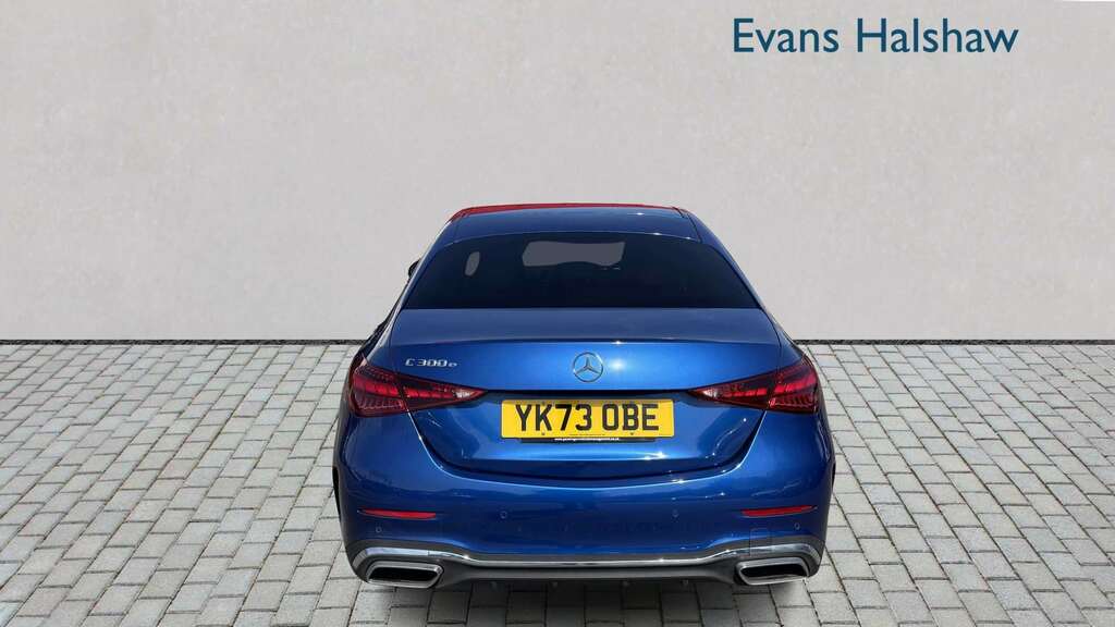 Mercedes-Benz C Class C300e Amg Line 9G-tronic 2023 YK73OBE Blue #5