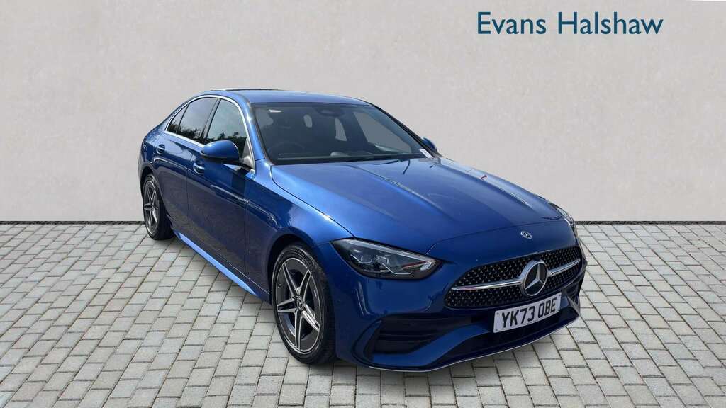 Mercedes-Benz C Class C300e Amg Line 9G-tronic 2023 YK73OBE Blue #2