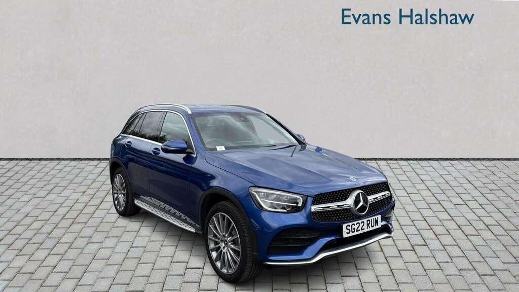 Mercedes-Benz GLC Class 300E 4Matic Amg Line Premium 9G-tronic 2022 SG22RUW Blue #2