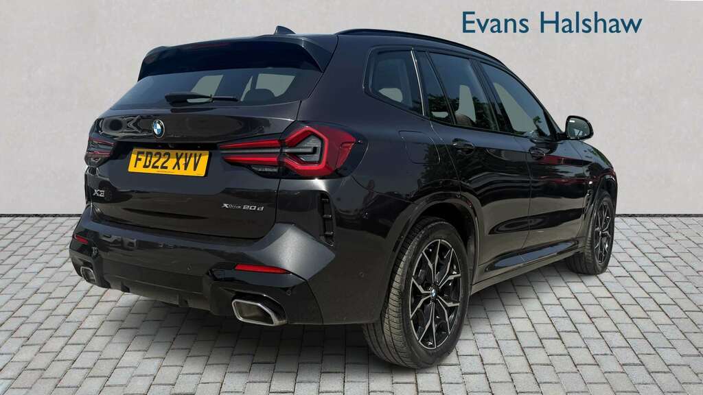 BMW X3 Xdrive20d Mht M Sport Step 2022 FD22XVV Grey #3