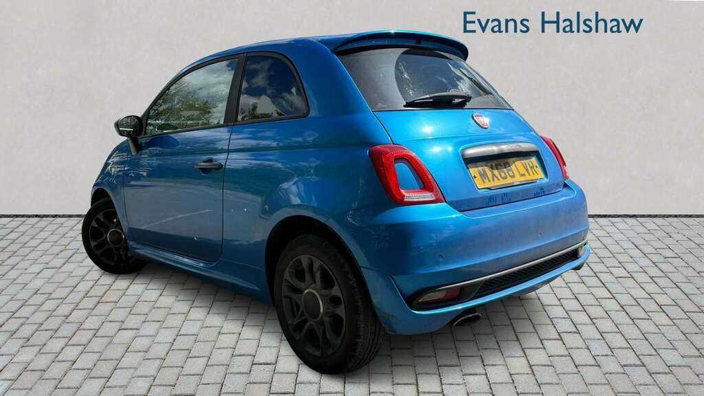 Fiat 500 1.2 S 2018 MX68LVR Blue #2