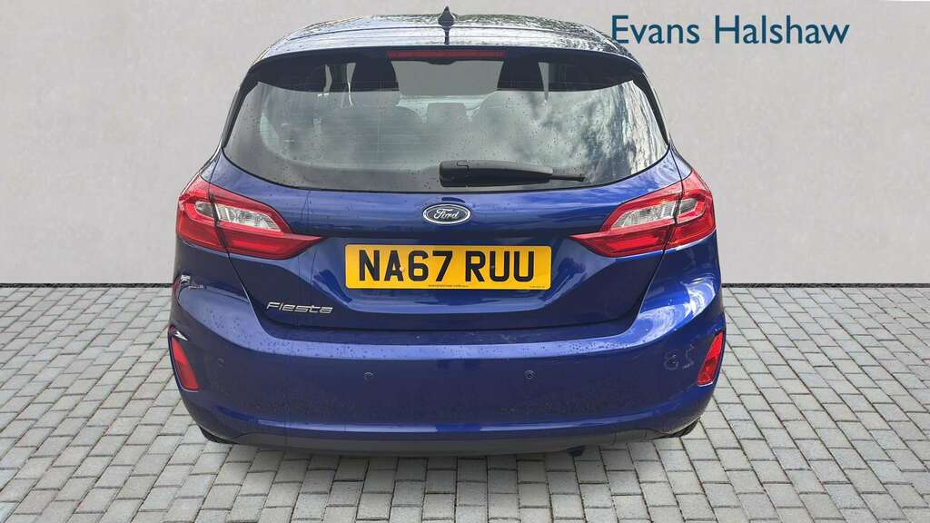 Ford Fiesta 1.0 Ecoboost Zetec 2017 NA67RUU Blue #5
