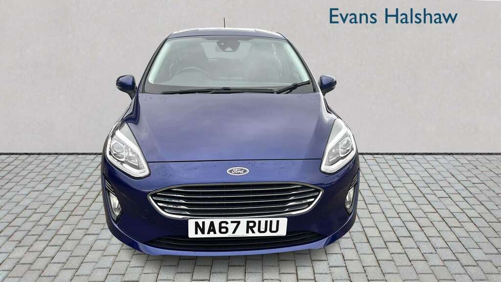 Ford Fiesta 1.0 Ecoboost Zetec 2017 NA67RUU Blue #4