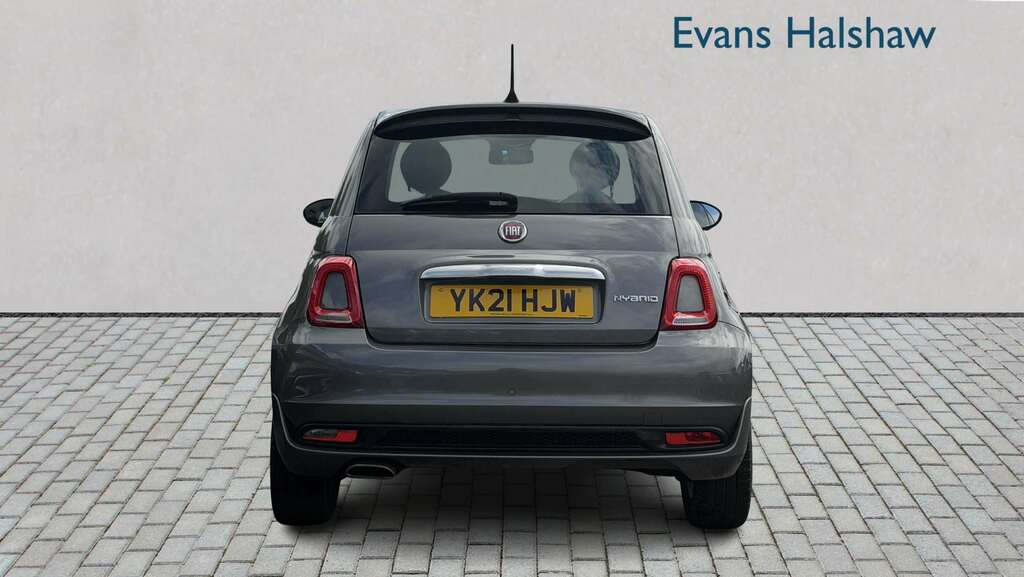 Fiat 500 1.0 Mild Hybrid Hey Google 2021 YK21HJW Grey #3
