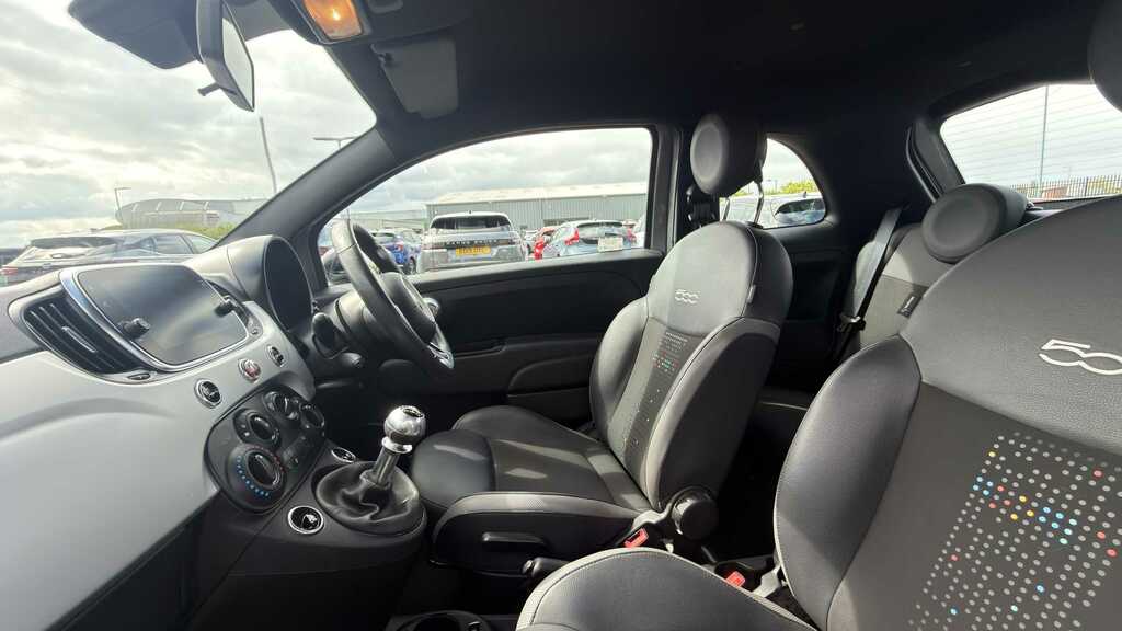 Fiat 500 1.0 Mild Hybrid Hey Google 2021 YK21HJW Grey #4