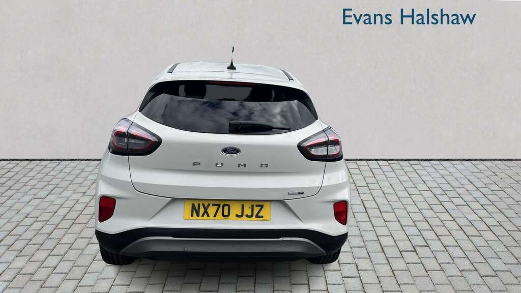 Ford Puma 1.0 Ecoboost Hybrid Mhev 155 Titanium 2020 NX70JJZ White #4