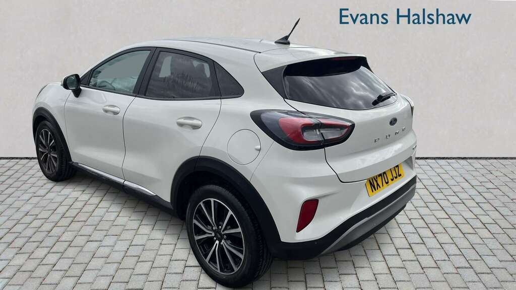 Ford Puma 1.0 Ecoboost Hybrid Mhev 155 Titanium 2020 NX70JJZ White #5