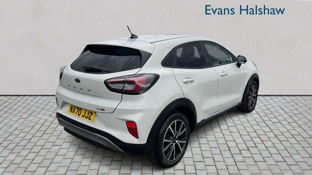 Ford Puma 1.0 Ecoboost Hybrid Mhev 155 Titanium 2020 NX70JJZ White #3