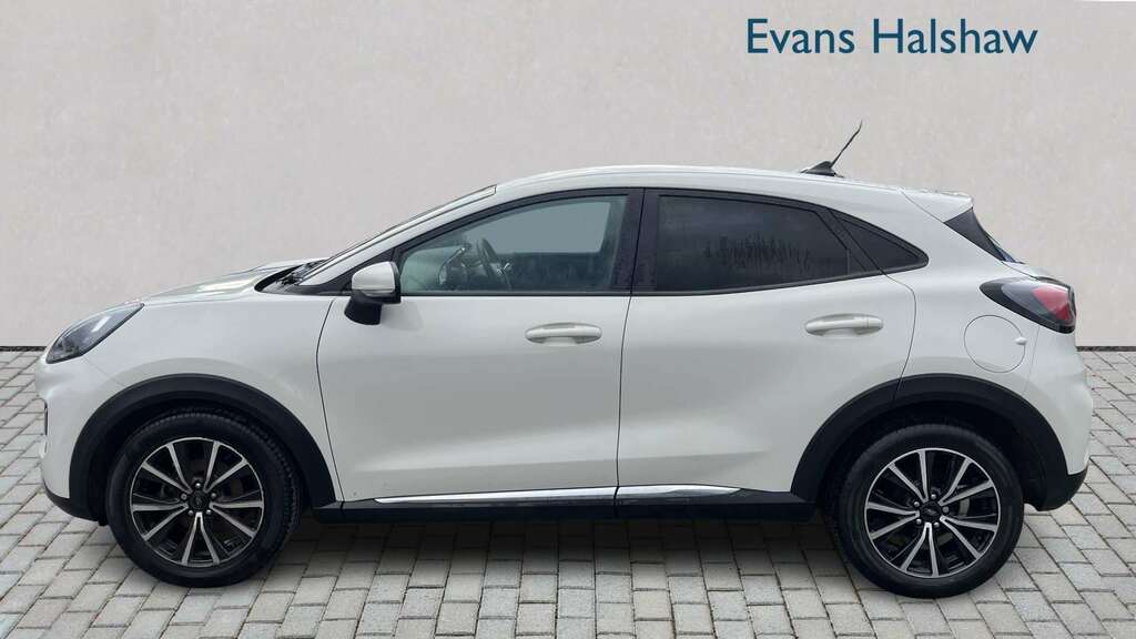 Ford Puma 1.0 Ecoboost Hybrid Mhev 155 Titanium 2020 NX70JJZ White #6