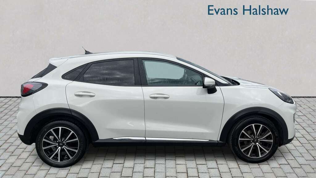 Ford Puma 1.0 Ecoboost Hybrid Mhev 155 Titanium 2020 NX70JJZ White #2
