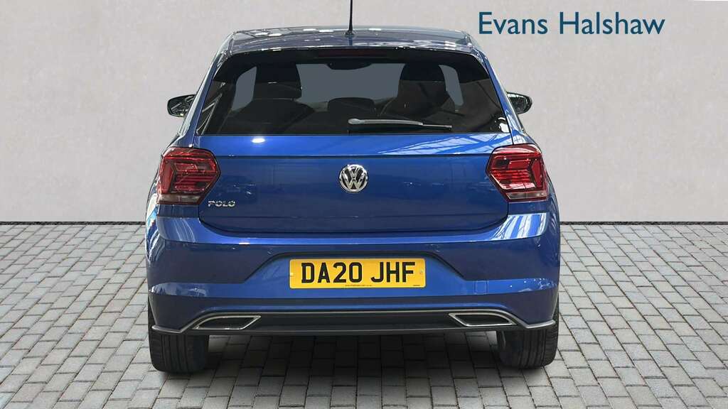 Volkswagen Polo 1.0 Tsi 115 R-line 2020 DA20JHF Blue #5
