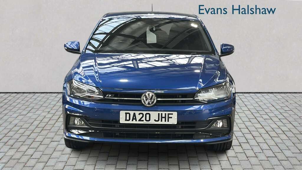 Volkswagen Polo 1.0 Tsi 115 R-line 2020 DA20JHF Blue #4