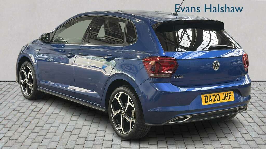 Volkswagen Polo 1.0 Tsi 115 R-line 2020 DA20JHF Blue #2
