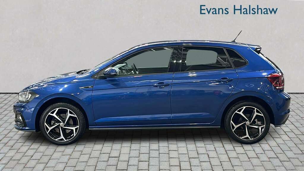 Volkswagen Polo 1.0 Tsi 115 R-line 2020 DA20JHF Blue #3