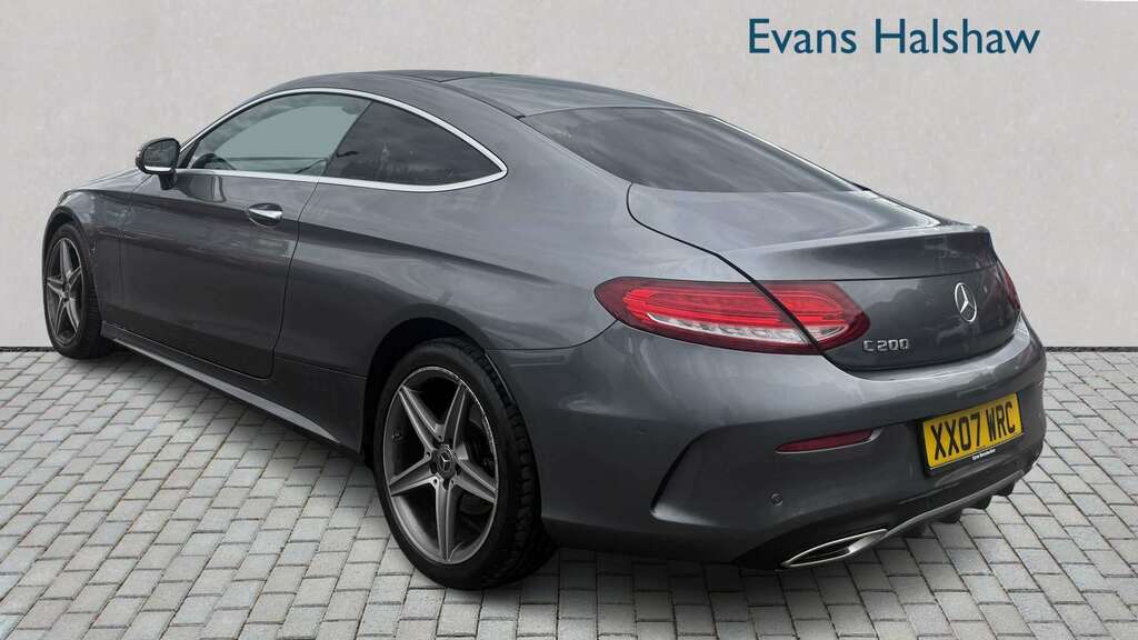 Mercedes-Benz C Class C200 Amg Line Premium Plus 9G-tronic 2017 FN67HGZ Grey #2