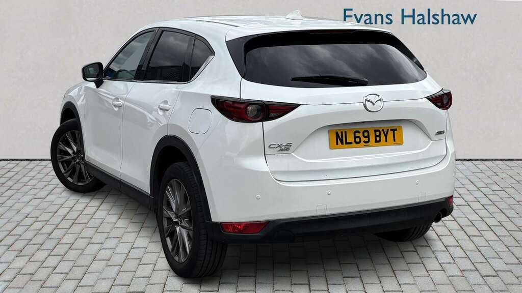 Mazda CX-5 2.2D 184 Sport Nav Awd 2019 NL69BYT White #2