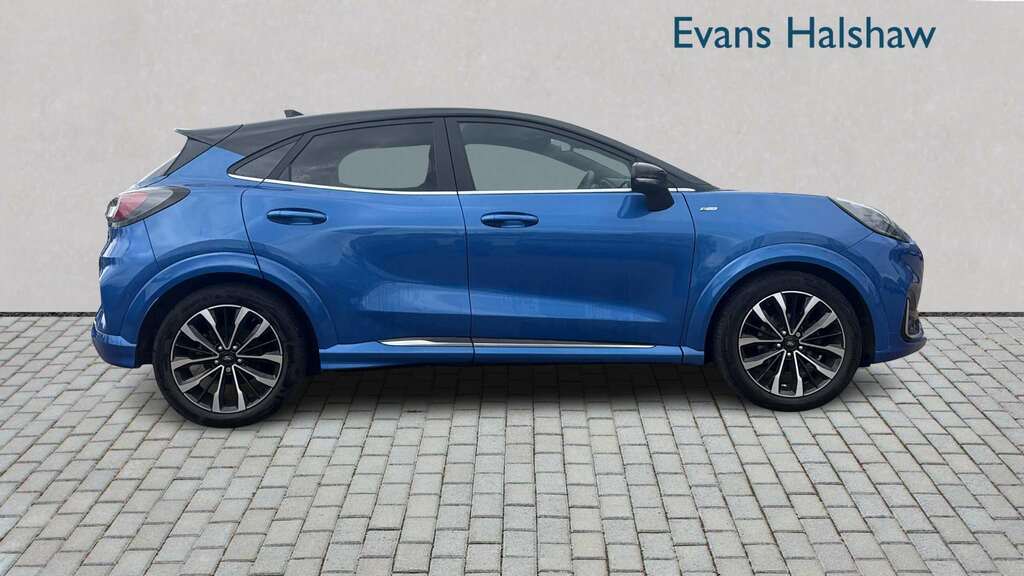 Ford Puma 1.0 Ecoboost Hybr Mhev 155 St-line Vignale Dct CY23BXD Blue #4