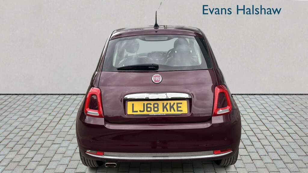 Fiat 500 1.2 Lounge 2018 LJ68KKE Red #4