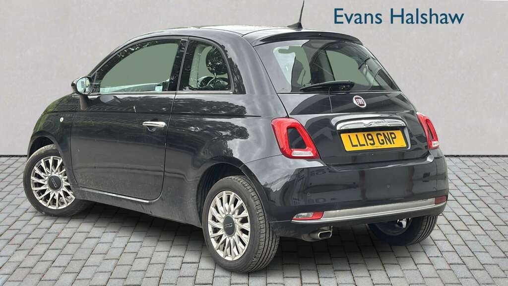 Fiat 500 1.2 Lounge 2019 LL19GNP Black #2