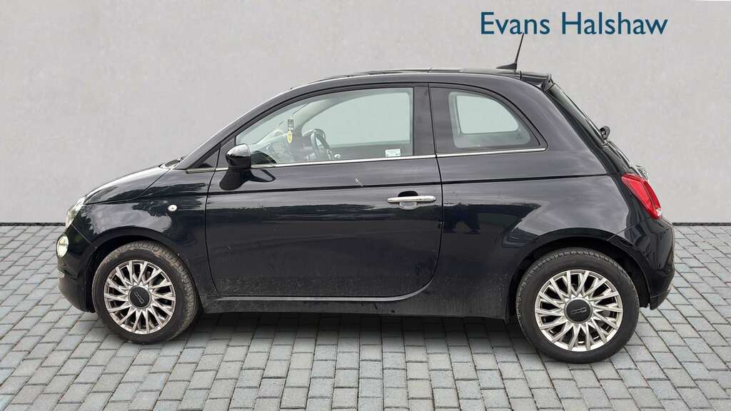 Fiat 500 1.2 Lounge 2019 LL19GNP Black #3