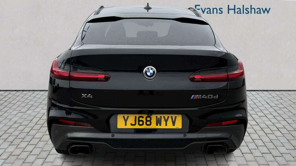 BMW X4 Xdrive M40d Step 2018 YJ68WYV Black #5