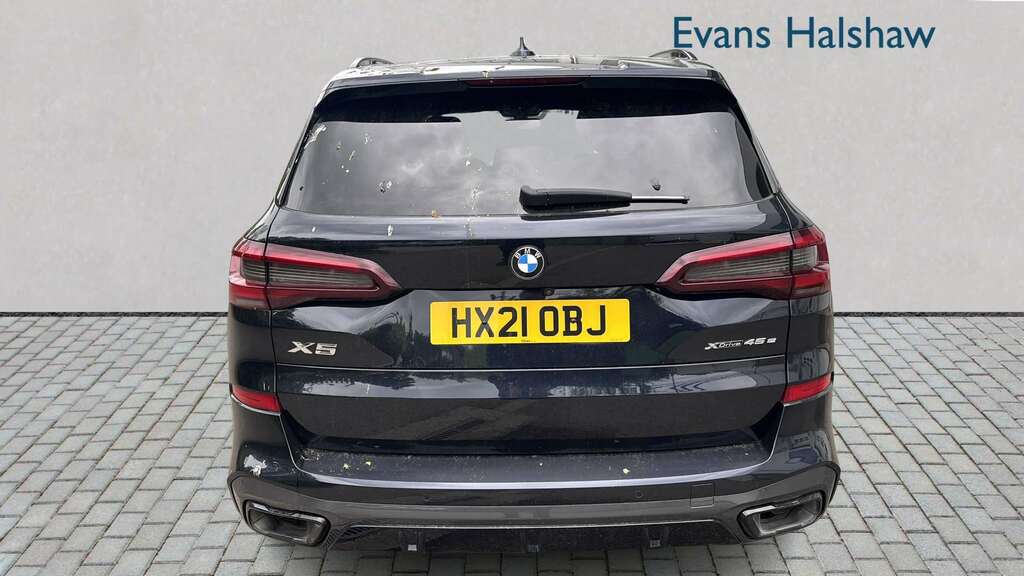 BMW X5 Xdrive45e M Sport 2021 HX21OBJ Black #3