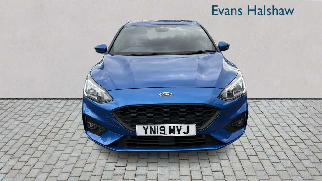 Ford Focus 1.0 Ecoboost 125 St-line 2019 YN19MVJ Blue #3
