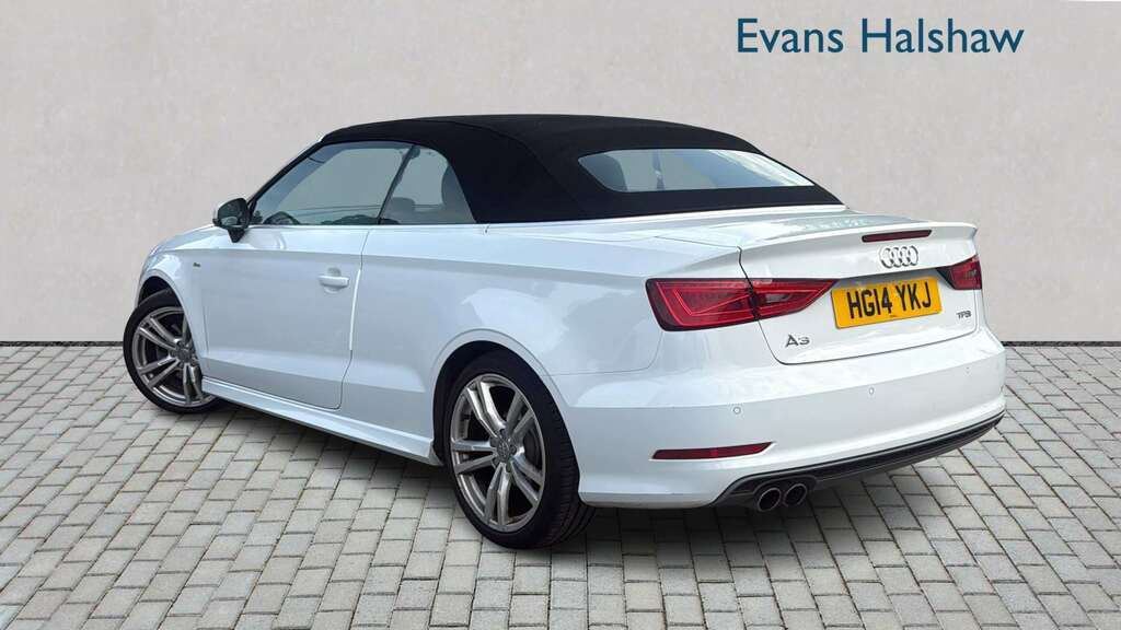 Audi A3 1.8 Tfsi S Line S Tronic 2014 HG14YKJ White #2