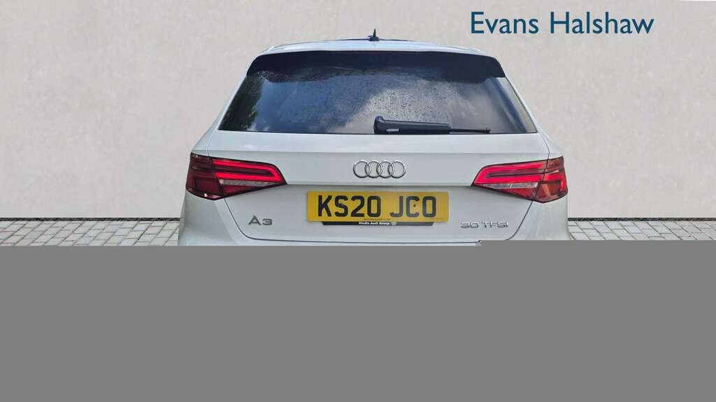 Audi A3 30 Tfsi 116 Black Edition 2020 KS20JCO White #2