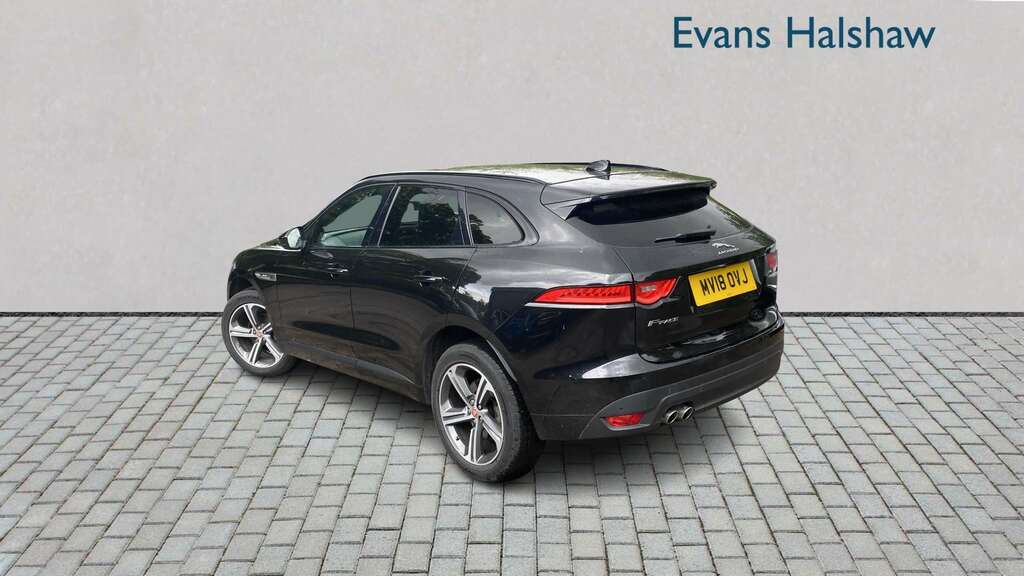 Jaguar F-Pace 2.0D 163 R-sport 2018 MV18OVJ Black #2