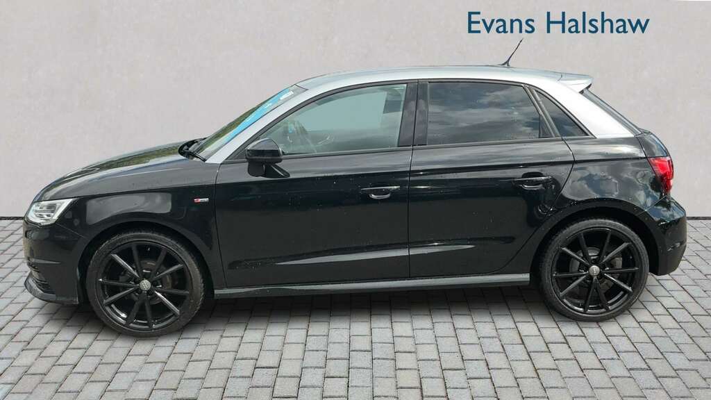 Audi A1 1.0 Tfsi Black Edition Nav 2018 HG18JHO Black #2