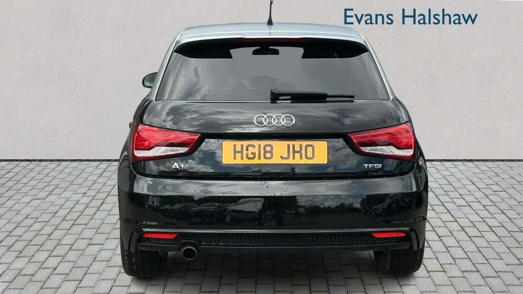 Audi A1 1.0 Tfsi Black Edition Nav 2018 HG18JHO Black #4