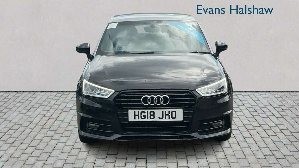 Audi A1 1.0 Tfsi Black Edition Nav 2018 HG18JHO Black #3