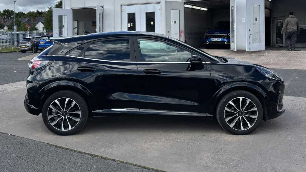 Ford Puma 1.0 Ecoboost Hybrid Mhev 155 St-line Vignale 2 BK72MTY Black #3