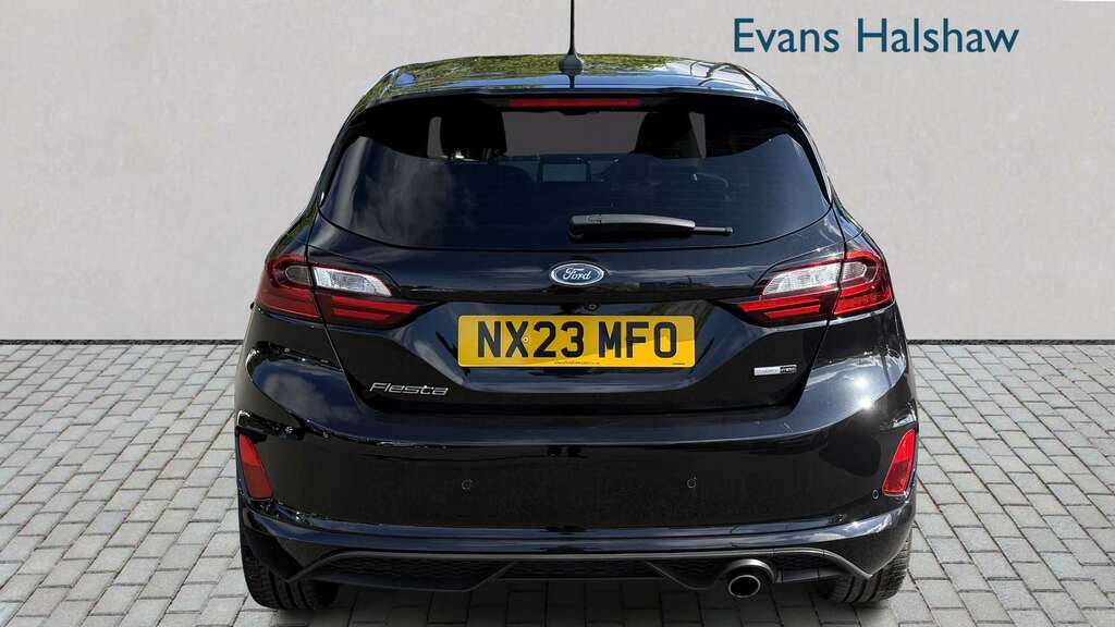 Ford Fiesta 1.0 Ecoboost Hybrid Mhev 125 St-line X 2023 NX23MFO Black #4