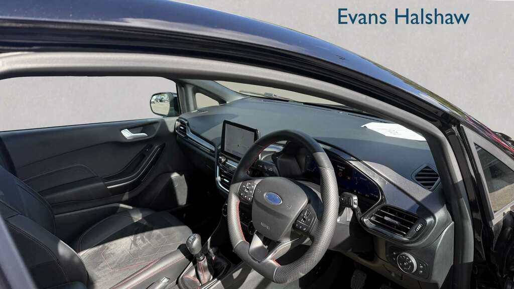 Ford Fiesta 1.0 Ecoboost Hybrid Mhev 125 St-line X 2023 NX23MFO Black #5