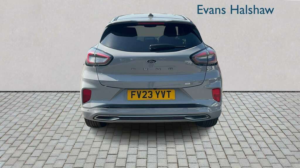 Ford Puma 1.0 Ecoboost Hybr Mhev 155 St-line Vignale Dct FV23YVT Grey #4