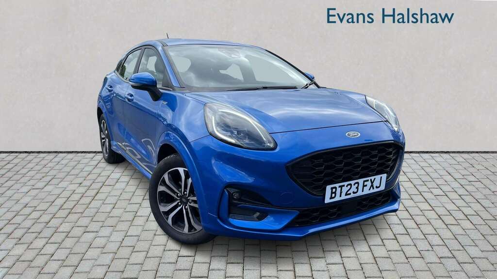 Ford Puma 1.0 Ecoboost Hybrid Mhev St-line Dct 2023 Blue