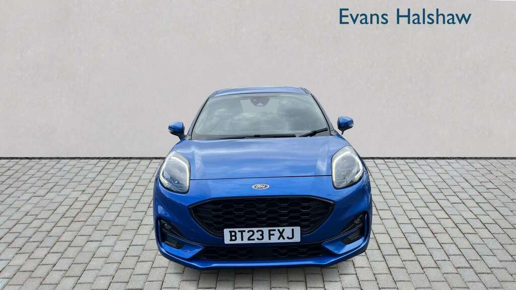 Ford Puma 1.0 Ecoboost Hybrid Mhev St-line Dct 2023 BT23FXJ Blue #4
